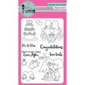 PINK & MAIN - Transparent Stempel Motivstempel Clear Stamp - Ever After Hochzeit, Braut und Bräutigam