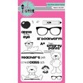 PINK & MAIN - Transparent Stempel Motivstempel Clear Stamp - Smarty Pants - Brillen Tiere