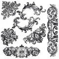 PRIMA - Transparenter Stempel Clear Stamps Chateau De Maisons Drall-Ornamente