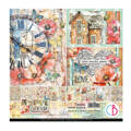 Papierset doppelseitig Scrapbooking Papier 20x20cm - Ciao Bella - Majestic Dream