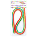 Quilling Streifen 3mm Regenbogen - 100Stk.