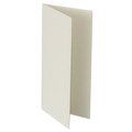 RzP - Leere Kartenbasis - Blanko Karte zum Basteln - DL 10x21cm - Creme