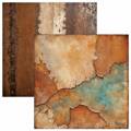 SCRAPBOYS Set 12 Blatt 30,5x30,5cm doppelseitig Scrapbooking Papier Set - Rusty Pack