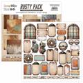 SCRAPBOYS Set 12 Blatt 30,5x30,5cm doppelseitig Scrapbooking Papier Set - Rusty Pack