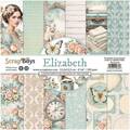 SCRAPBOYS Set 24 Blatt 15x15cm doppelseitig Scrapbooking Papier - Elizabeth