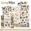 SCRAPBOYS Setz von 24Stk 15x15cm doppelseitigen Scrapbooking Papier - Art Decoria- Pop up