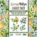 SCRAPBOYS Setz von 24Stk 15x15cm doppelseitigen Scrapbooking Papier - Leaves Pop-Up