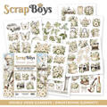 SCRAPBOYS Setz von 24Stk 15x15cm doppelseitigen Scrapbooking Papier - Romantic Garden - Pop up