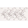 SCRAPINIEC Dekorpappe Die Cut Chipboard Dekoration Ornament, Ecke Schneeflocken