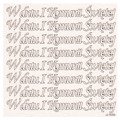SCRAPINIEC Dekorpappe Die Cut Chipboard Dekoration Ornament, Erstkommunion Polnische Inschrift