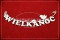 SCRAPINIEC Dekorpappe Die Cut Chipboard Dekoration Ornament, Girlande Wielkanoc