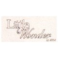 SCRAPINIEC Dekorpappe Die Cut Chipboard Dekoration Ornament, Little wonder