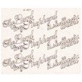 SCRAPINIEC Dekorpappe Die Cut Chipboard Dekoration Ornament, Lord is my Sheperd