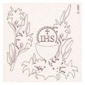 SCRAPINIEC Dekorpappe Die Cut Chipboard Dekoration Ornament, Massenkelch Lilien