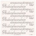 SCRAPINIEC Dekorpappe Die Cut Chipboard Dekoration Ornament, Podziękowania 5188
