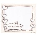 SCRAPINIEC Dekorpappe Die Cut Chipboard Dekoration Ornament, Rahmen Kuchen