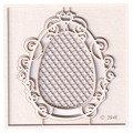 SCRAPINIEC Dekorpappe Die Cut Chipboard Dekoration Ornament, Royal Easter Osterei 01