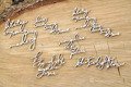 SCRAPINIEC Dekorpappe Die Cut Chipboard Dekoration Ornament, Text Hintergrund 98