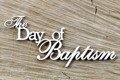 SCRAPINIEC Dekorpappe Die Cut Chipboard Dekoration Ornament, The Day of Baptism