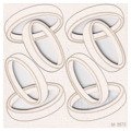 SCRAPINIEC Dekorpappe Die Cut Chipboard Dekoration Ornament Trauringe Hochzeit 2