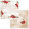 SCRAPandME 30x30cm doppelseitig Scrapbooking Papier 250g, Magic Christmas 01/02