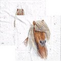 SERVIETTEN 1 Stück Motivservietten Decoupage Napkin 33x33cm - Farmfriends Pferd
