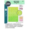 SIZZIX - 3D Textured Impressions Embossing Folder - Cosmopolitan, Golden Rings