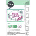 SIZZIX Layered Templates STENCILS Mix Media - Winter Wishes #3