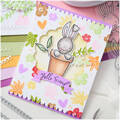 SIZZIX Stanzform Präge Stanzschablone Cutting Die, Bunny Bits & Blooms