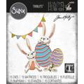 SIZZIX Stanzform Präge Stanzschablone Cutting Die,  Bunny Games by Tim Holtz