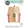 SIZZIX Stanzform Präge Stanzschablone Cutting Die, Card Gingerbread House by Jen Long