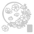 SIZZIX Stanzform Präge Stanzschablone Cutting Die - Floral Round, Blumenrahmen