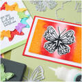 SIZZIX Stanzform Präge Stanzschablone Cutting Die, Flowers in Umbrella