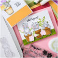 SIZZIX Stempel -  Bunny Bits & Blooms