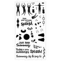 SIZZIX Stempel - Synchronized Swimmers, Schwimmen