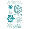 SIZZIX Stempel - White Christmas