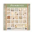 STAMPERIA Set 10 Blatt 20x20cm doppelseitig Scrapbooking Papier 190g, Golden Harmony