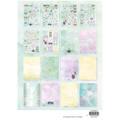 STUDIO LIGHT 32Blatt A4 Papierset + Elemente Scrapbooking Papier Beautiful Butterfly