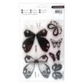 STUDIO LIGHT Clear Stamps - Stempel Motivstempel, Layered Butterflies - Schmetterling