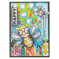 STUDIO LIGHT Sammelstempel Gummi Stempel Motivstempel, Flying friends