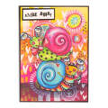 STUDIO LIGHT Sammelstempel Gummi Stempel Motivstempel, Snail buddies