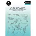 STUDIO LIGHT - Transparent Stempel Motivstempel Clear Stamp - Small Star Sternblumenrahmen