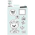 STUDIO LIGHT - Transparenter Motivstempel Clear Stamp - Made with love 