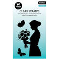 STUDIO LIGHT - Transparenter Stempel - Flower lady