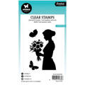 STUDIO LIGHT - Transparenter Stempel - Flower lady