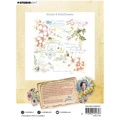 STUDIO LIGHT - Transparenter Stempel -Script & Wildflowers kwiaty Schmetterlinge 