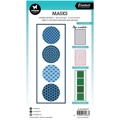 STUDIOLIGHT Mixed Media Schablone STENCIL für Decoupage Scrapbooking - Circle pattern