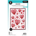 STUDIOLIGHT Mixed Media Schablone STENCIL für Decoupage Scrapbooking - Hearts