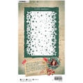 STUDIOLIGHT Mixed Media Schablone STENCIL für Decoupage Scrapbooking -  Starry borders Sterne