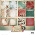 STUDIOLIGHT Set 12 Blatt 30x30cm doppelseitig Scrapbooking Papier - Festive Nostalgia